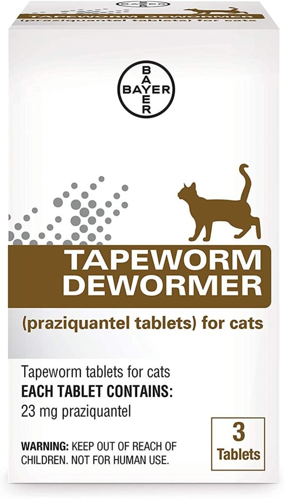Cats Dewormer Round and Tapeworm Tablet