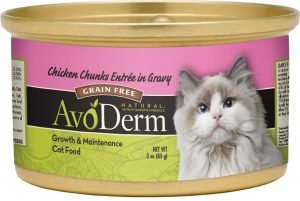 avoderm natural grain free wet cat food can