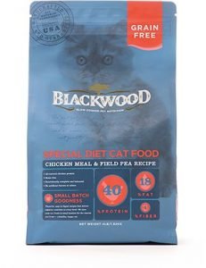 blackwood grain free dry cat food bag