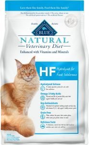 blue buffalo natural veterinary diet dry cat food bag