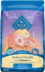 blue for cats dry cat food bag