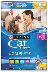 purina cat chow dry cat food bag