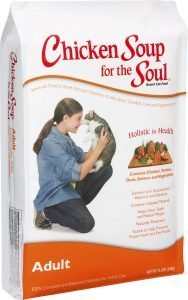 chicken soup dry cat food bag