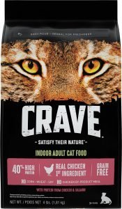 crave dry cat food bag