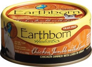 earthborn holistic wet cat food can
