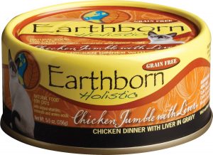 earthborn holistic wet cat food can