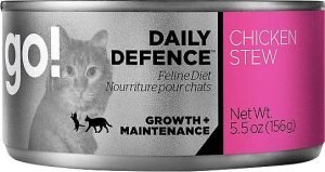 go daily defence wet cat food can
