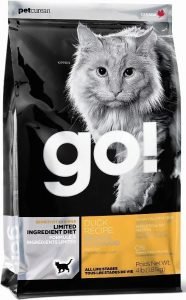 go sensitivity and shine dry cat food bag