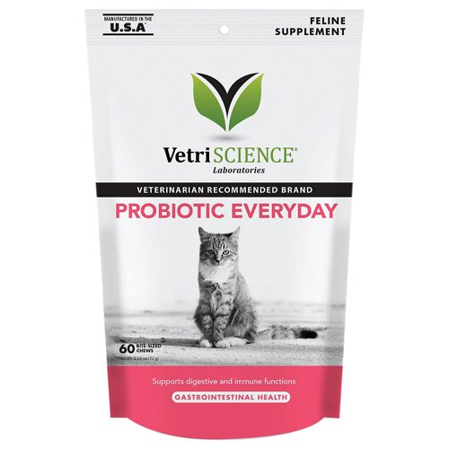 VetriScience Probiotic Everyday Gastrointestinal Health Cat Chews